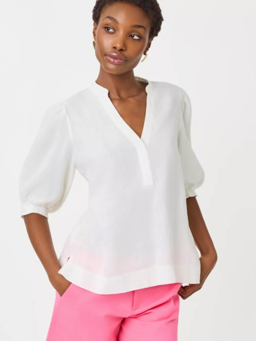Lilly Pulitzer Mialeigh Linen Top